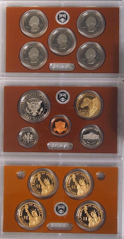 Proof 2012 S with Quarter’s, & Dollar’s   coin collectible - Main Image 2
