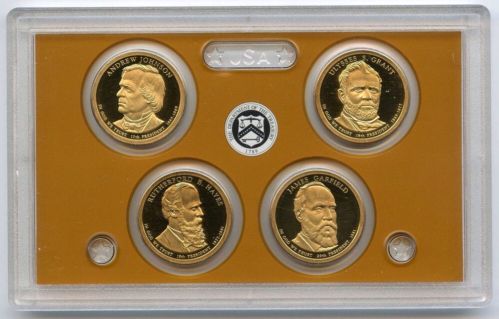 US Mint Presidential $1 Coin Proof Set  coin collectible - Main Image 2