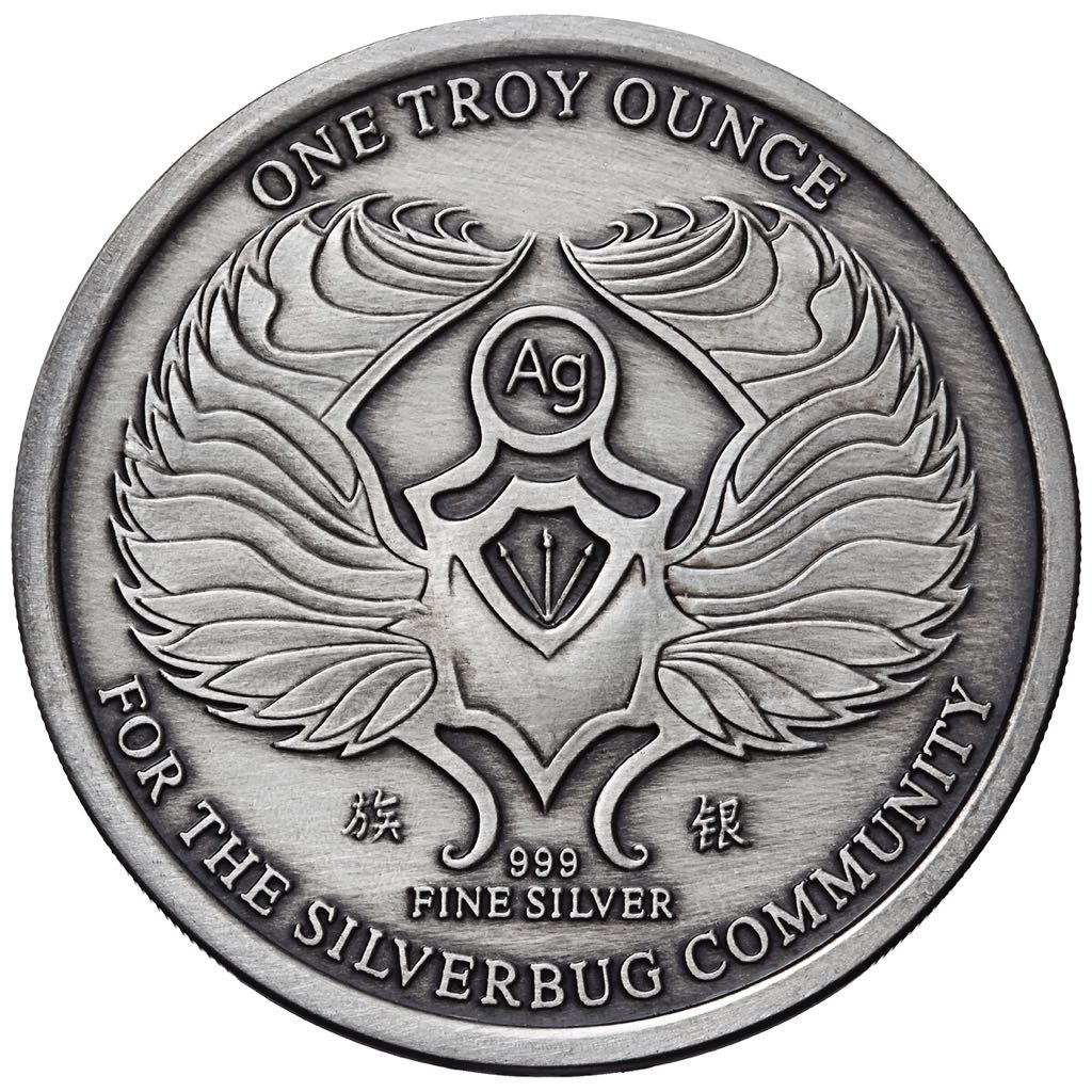 Silverbug Alyx The Fairy (Antiqued)  coin collectible - Main Image 2