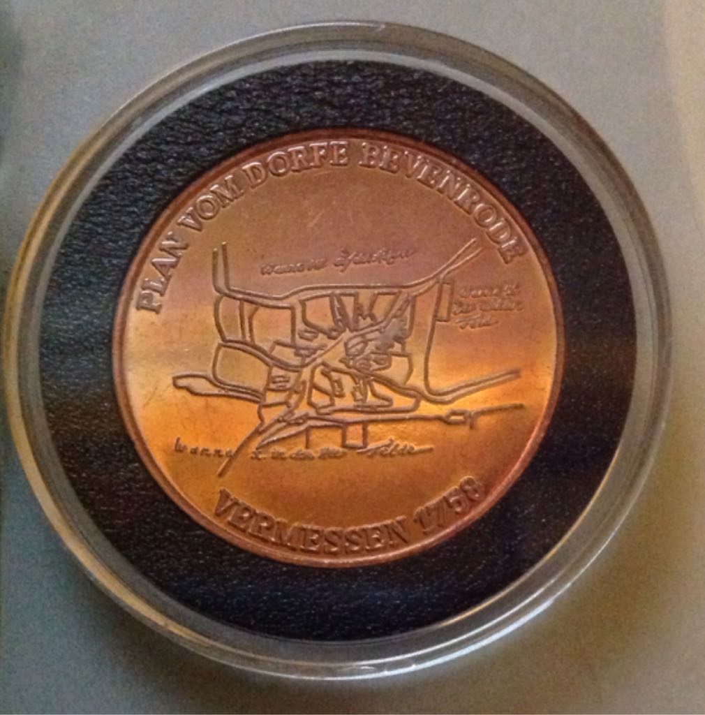 750 Jahre Bevenrode Medal  coin collectible - Main Image 2