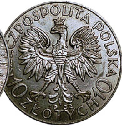 Poland 10 Zlotych Queen Jadwiga  coin collectible - Main Image 2