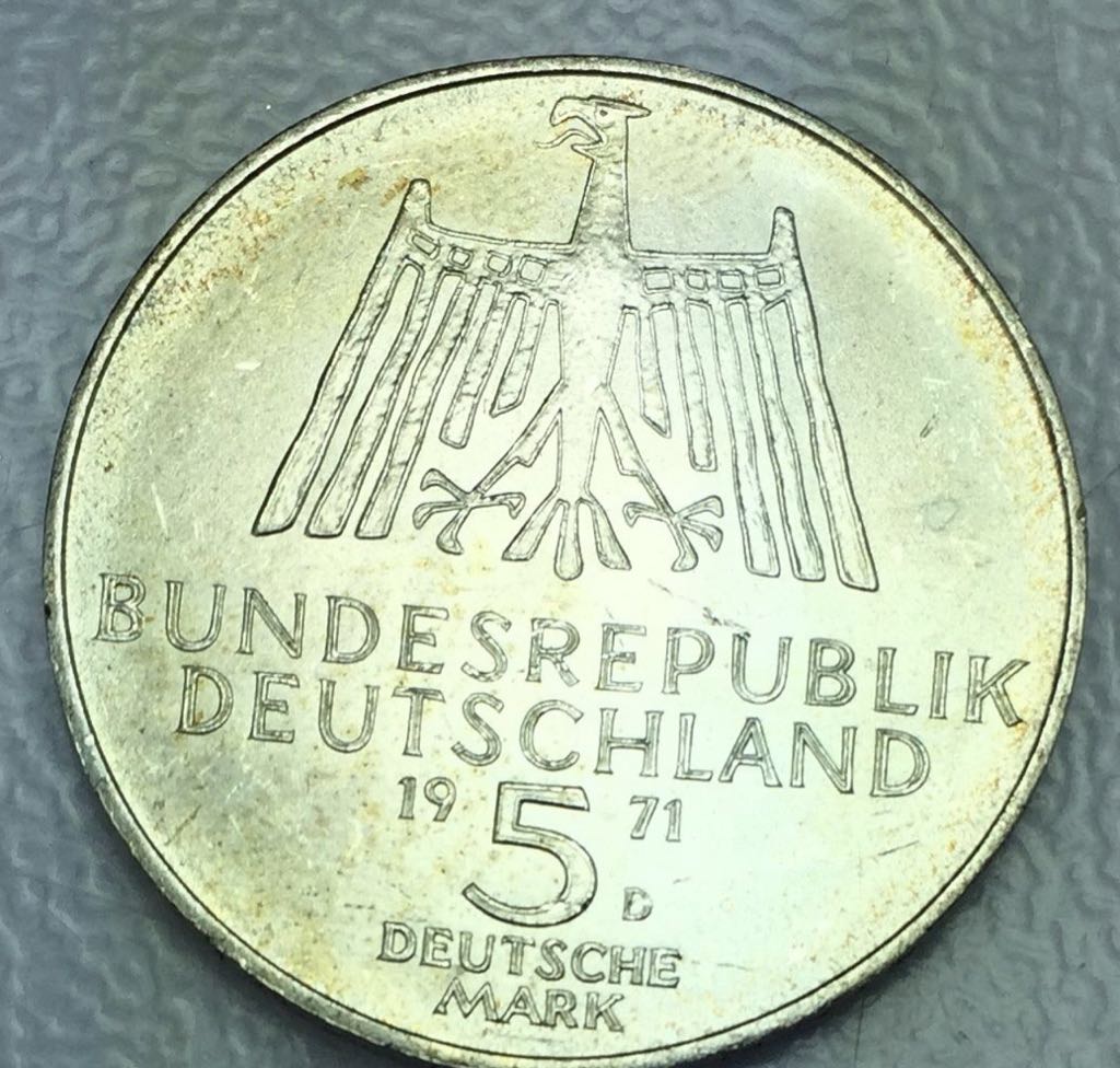 Albrecht Durer 5 Deutsche Mark  coin collectible - Main Image 2