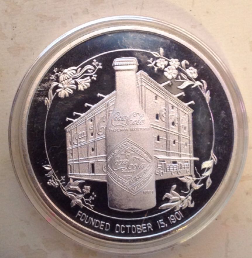 Coca Cola Silver Round  coin collectible - Main Image 2