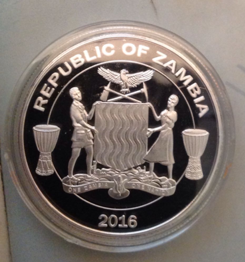 Zambia African Oryx  coin collectible - Main Image 2