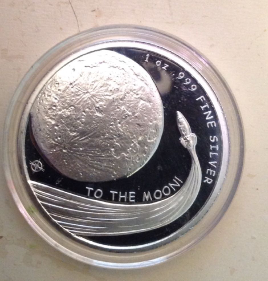 Dogecoin Silver Medallion  coin collectible - Main Image 2