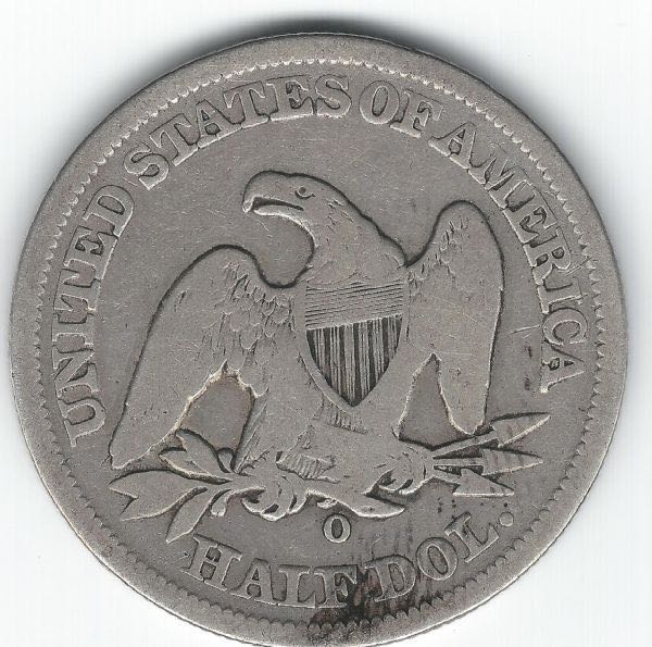 1855-O, Liberty Seated Half Dollar  coin collectible - Main Image 2