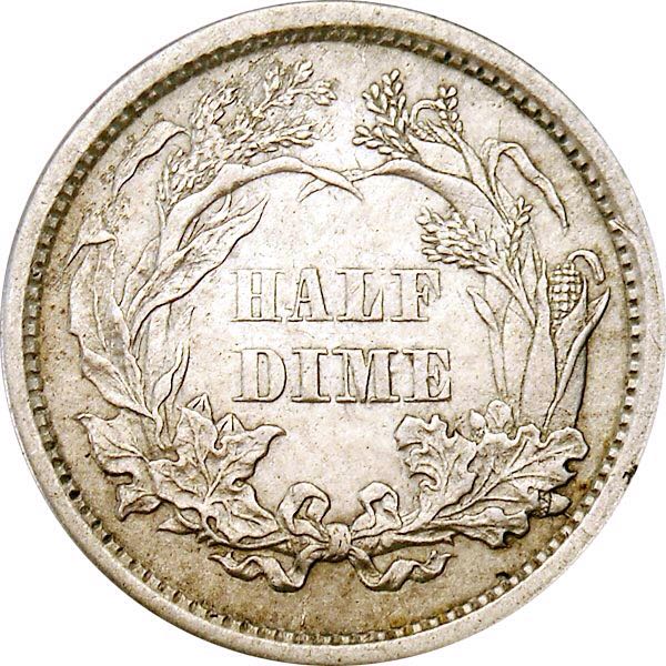 Liberty Seated Half Dime  coin collectible - Main Image 2