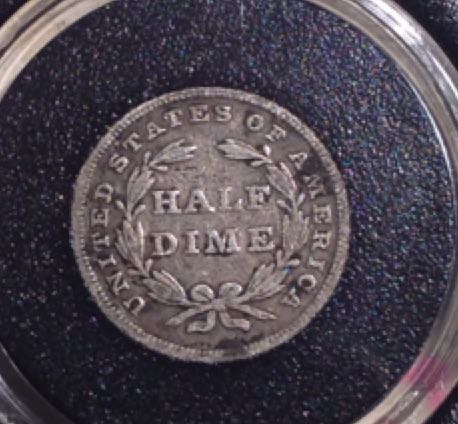Liberty Seated Half Dime   coin collectible - Main Image 2