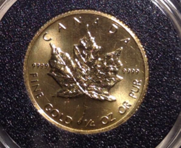 $10 Gold Maple Leaf  coin collectible - Main Image 2