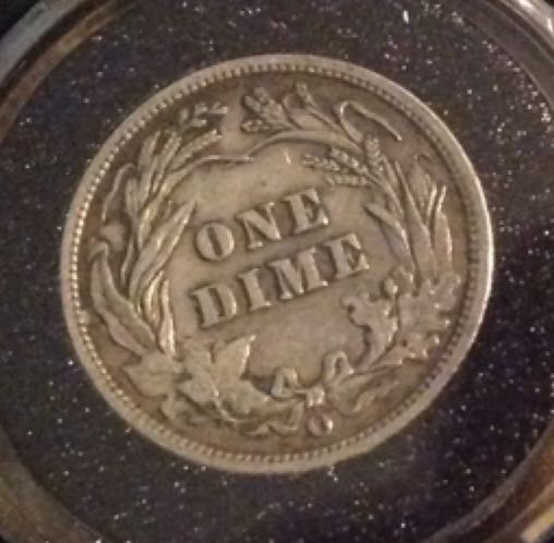 Barber Dime  coin collectible - Main Image 2