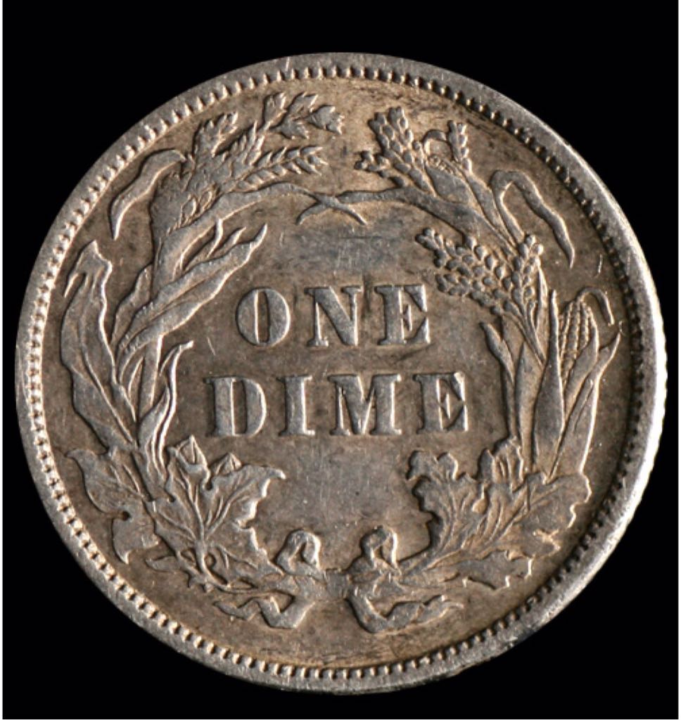 Liberty Seated Dime  coin collectible - Main Image 2
