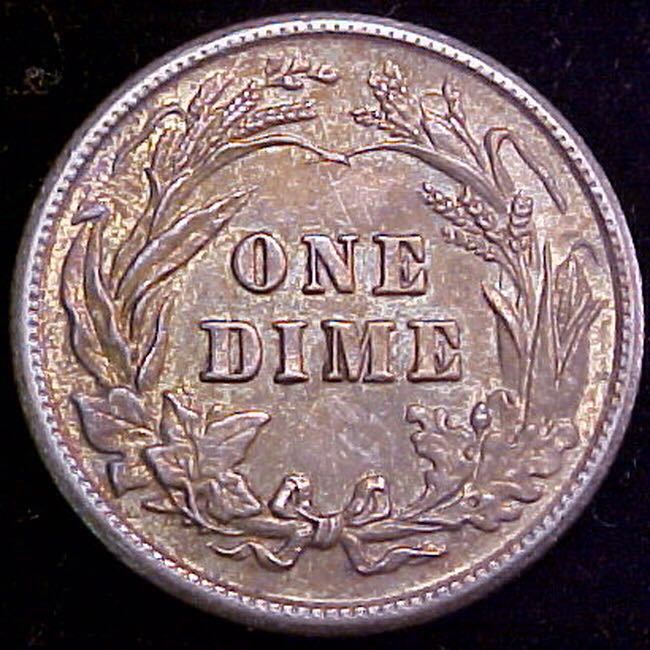 Barber Dime  coin collectible - Main Image 2