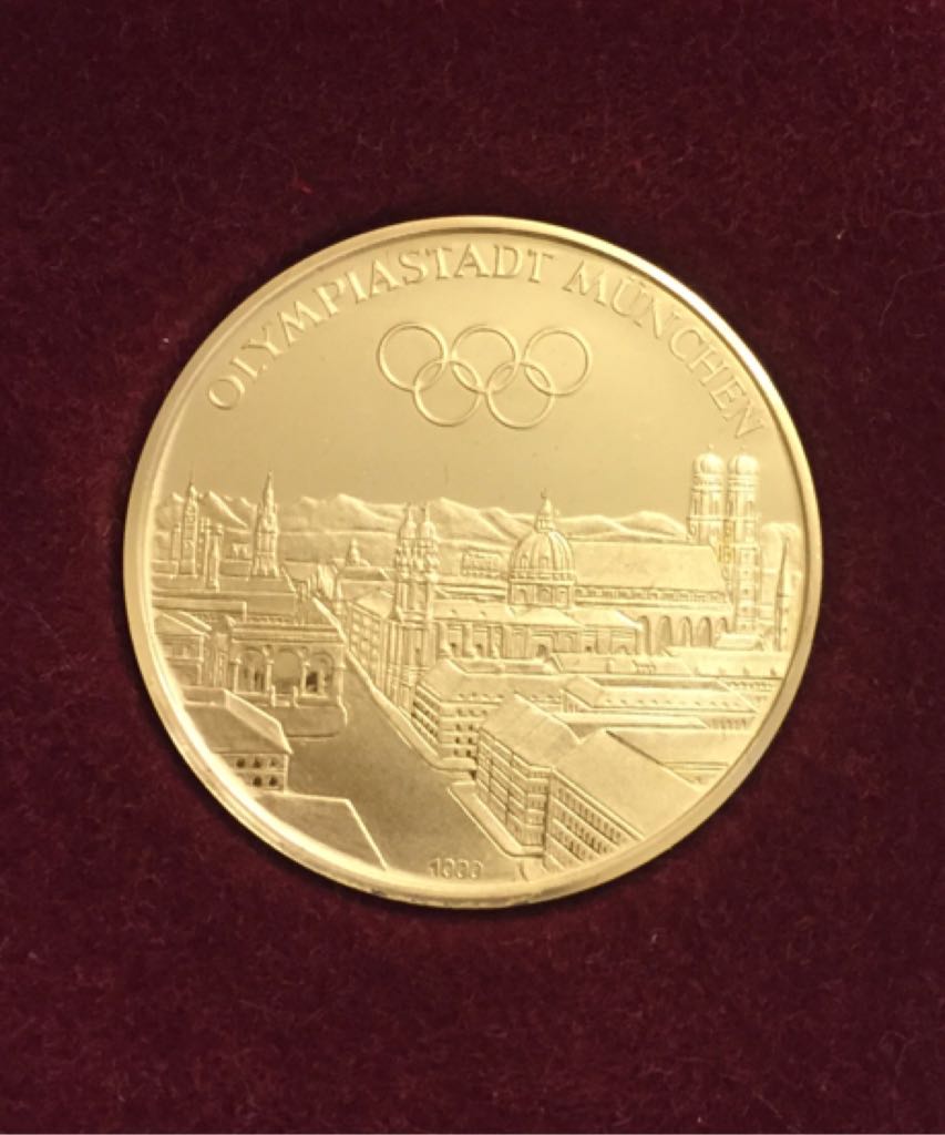 1972 Olympic German Coin  coin collectible - Main Image 2