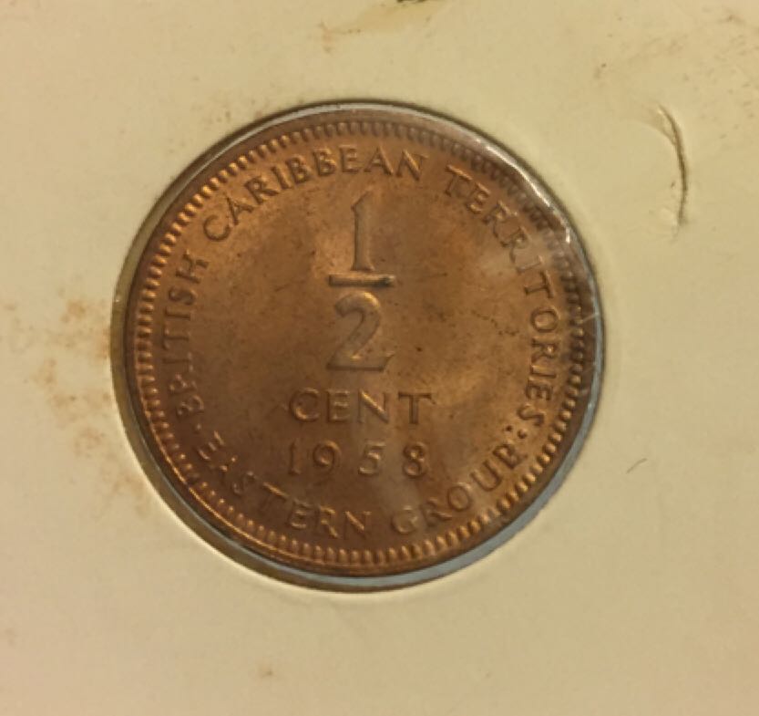 1958 British Half-Cent  coin collectible - Main Image 2