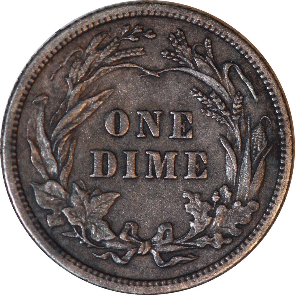 Barber Dime  coin collectible - Main Image 2