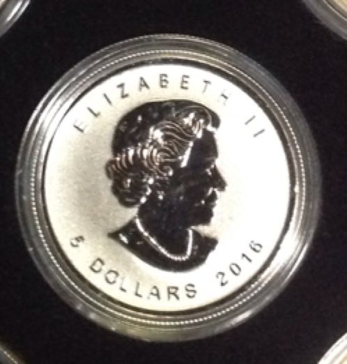 Canada Silver Maple Leaf w/ Bigfoot Privy  coin collectible - Main Image 2