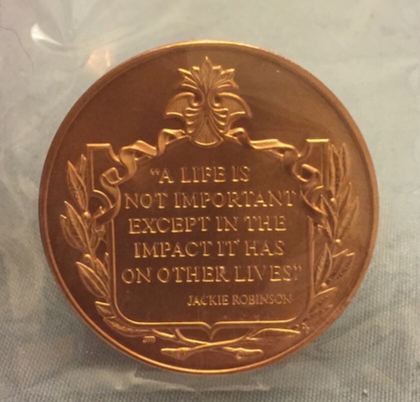 2003 Jackie Robinson Medal  coin collectible - Main Image 2