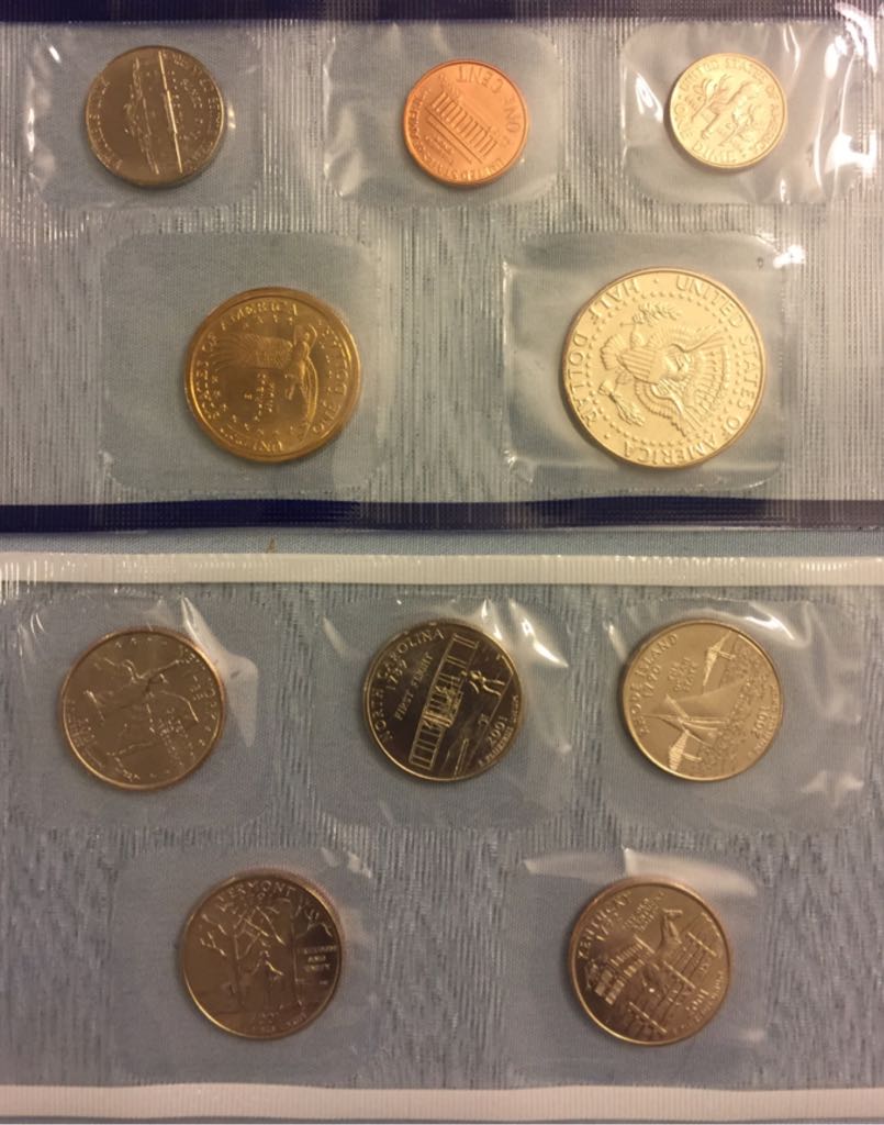 2001 P Uncirculated Coin Set  coin collectible - Main Image 2