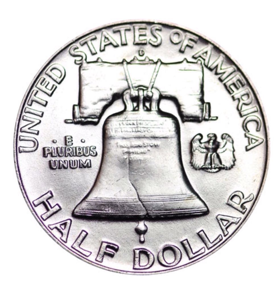 1954-S Franklin Half Dollar  coin collectible - Main Image 2