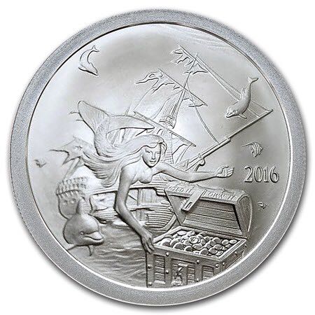 Silverbug Island #3 Mermaid coin collectible - Main Image 1
