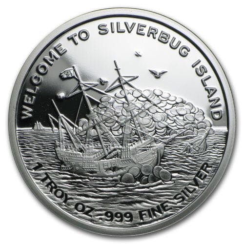 Silverbug Island #3 Mermaid coin collectible - Main Image 2