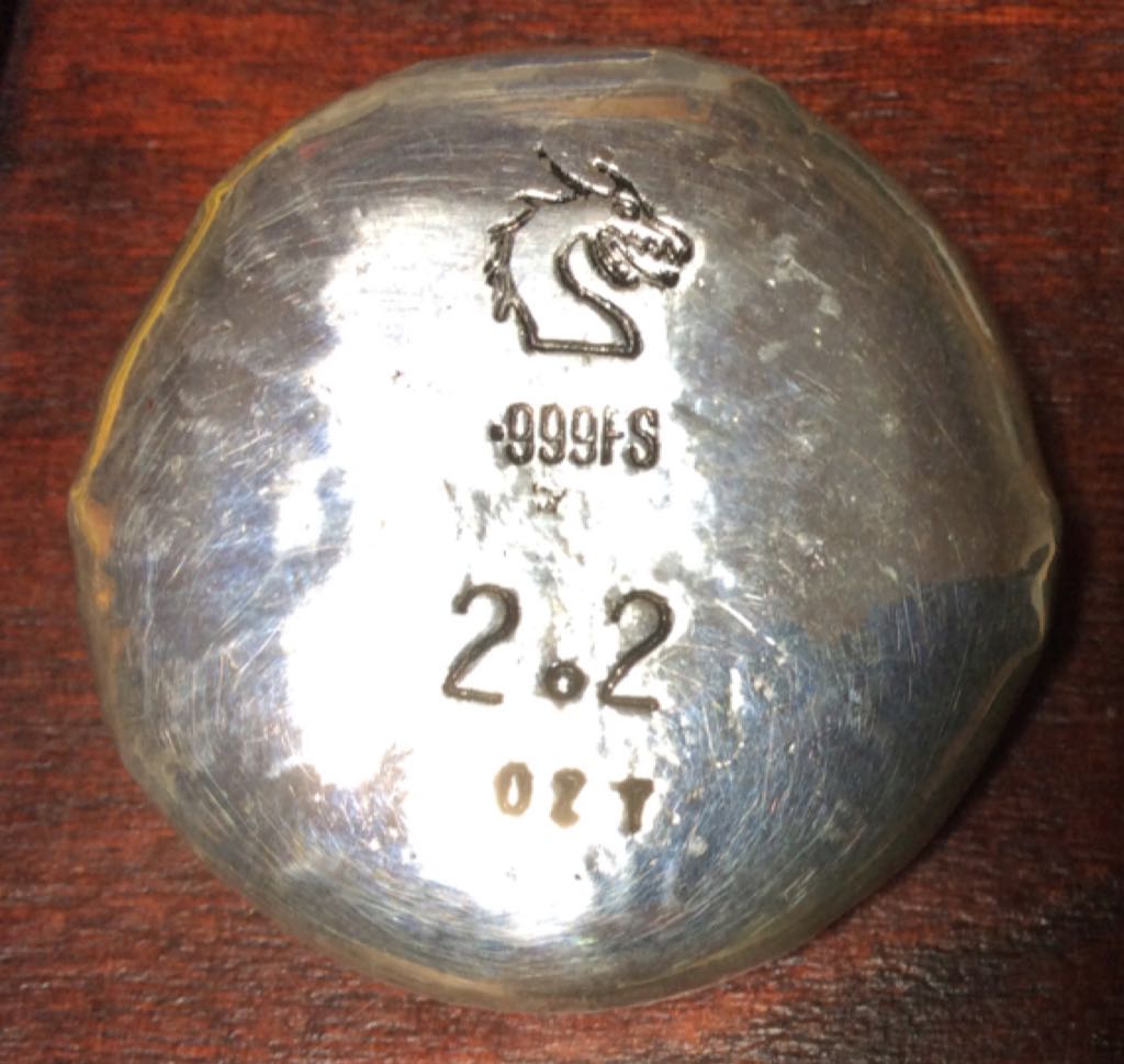 Silver Dragon Pirate Round  coin collectible - Main Image 2