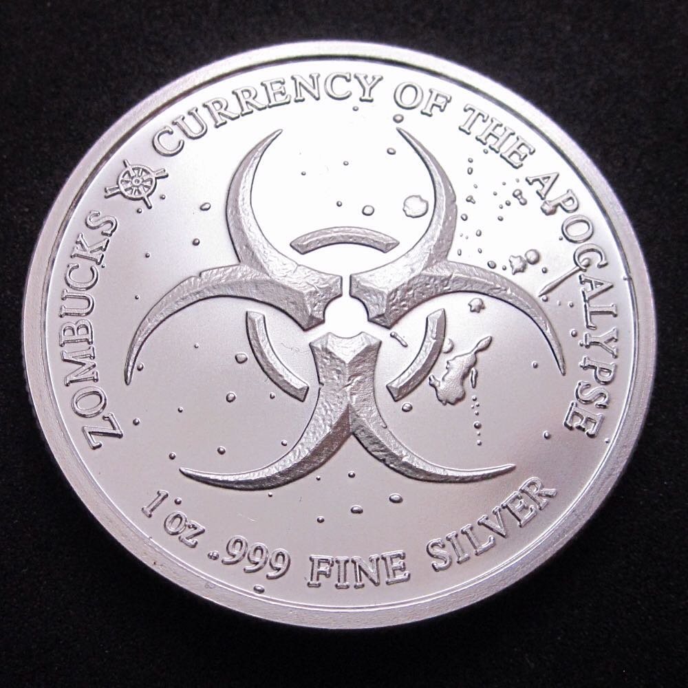 2019 Zombucks- Slayed Dollar  coin collectible - Main Image 2