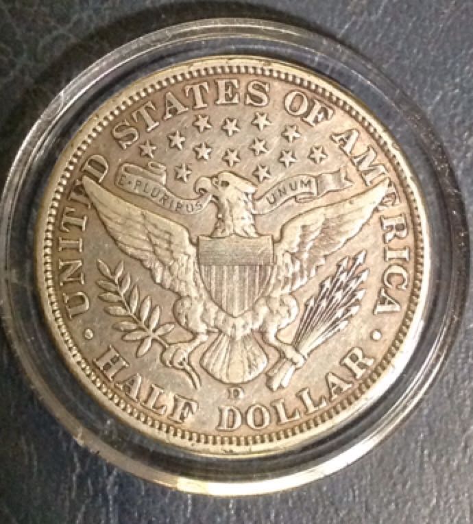 Barber Half Dollar 1907  coin collectible - Main Image 2