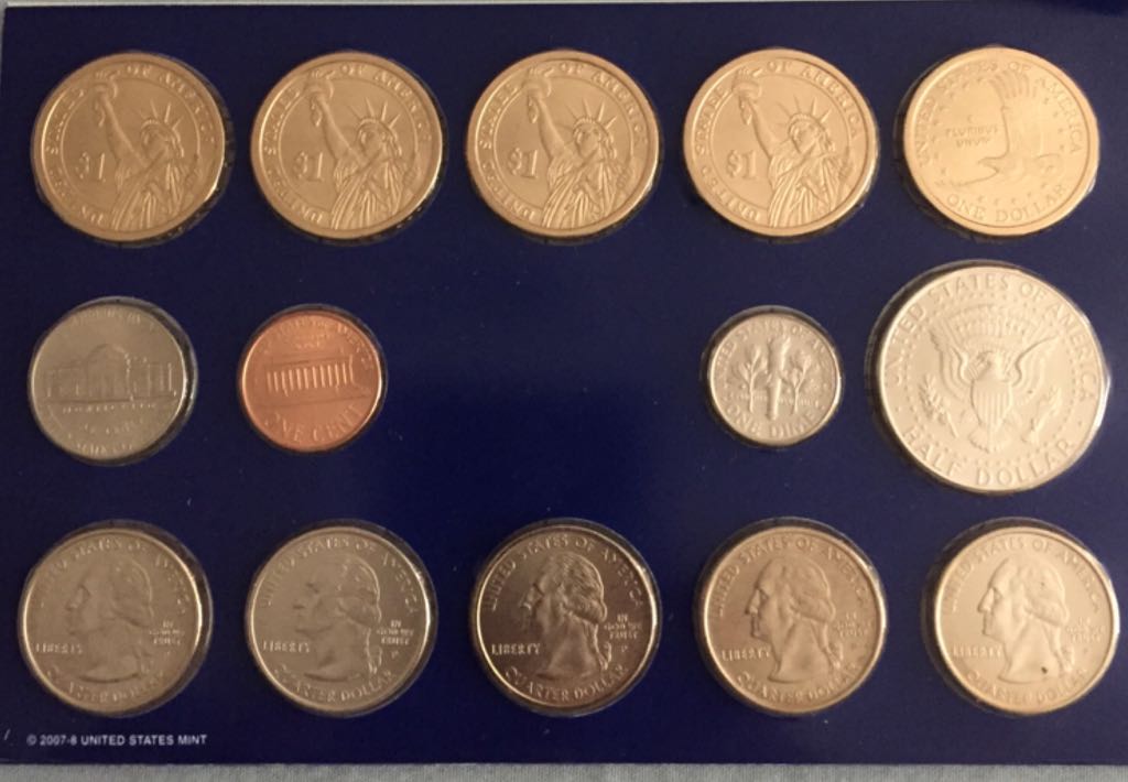 2008 P Uncirculated Coin Set  coin collectible - Main Image 2