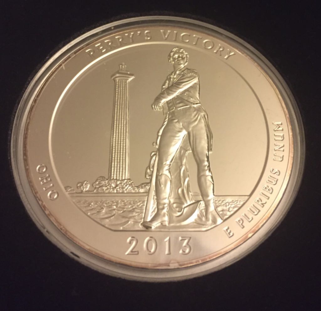 2013 Perry’s Victory Silver Quarter  coin collectible - Main Image 2