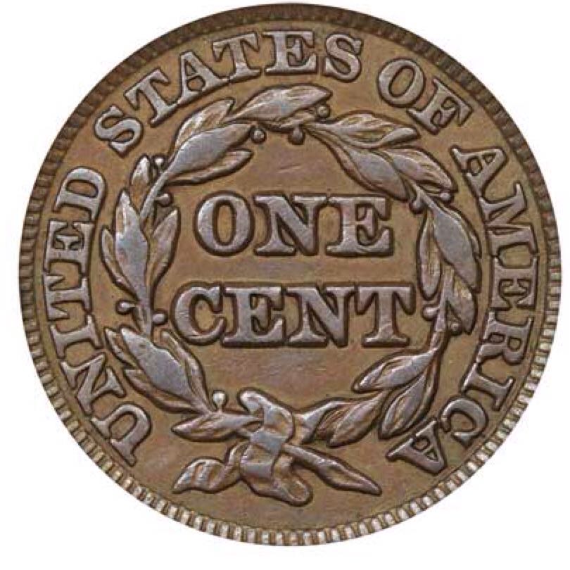 Braided Hair Cent  coin collectible - Main Image 2