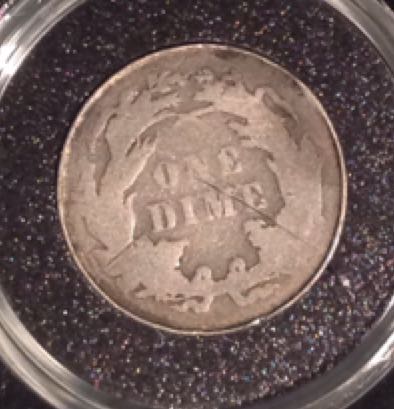 Liberty Seated Dime  coin collectible - Main Image 2