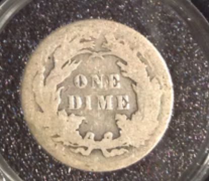 Liberty Seated Dime  coin collectible - Main Image 2