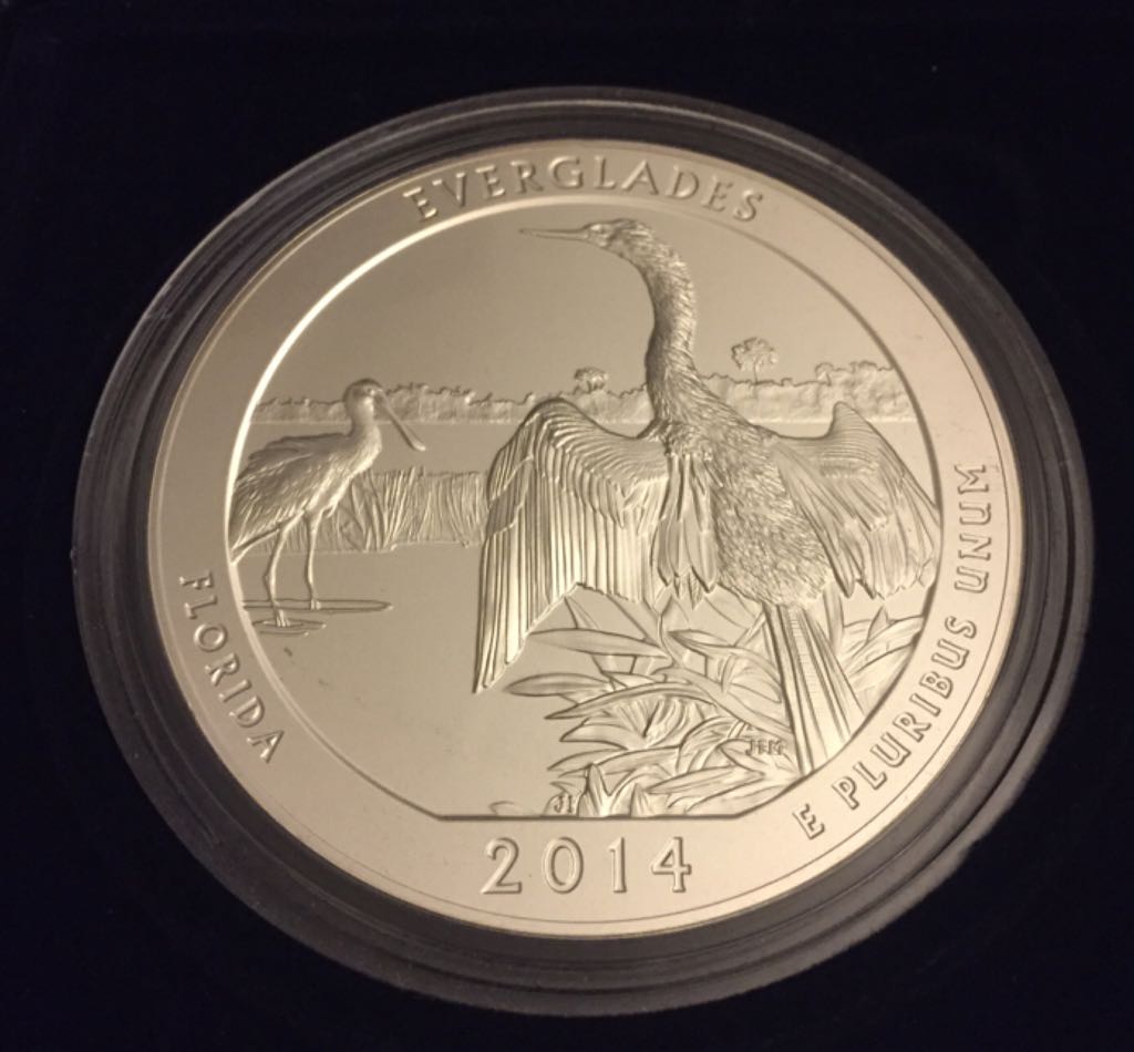 2014 P Florida Everglades NP  coin collectible - Main Image 2