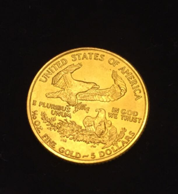 1994 American Eagle Five Dollar  coin collectible - Main Image 2