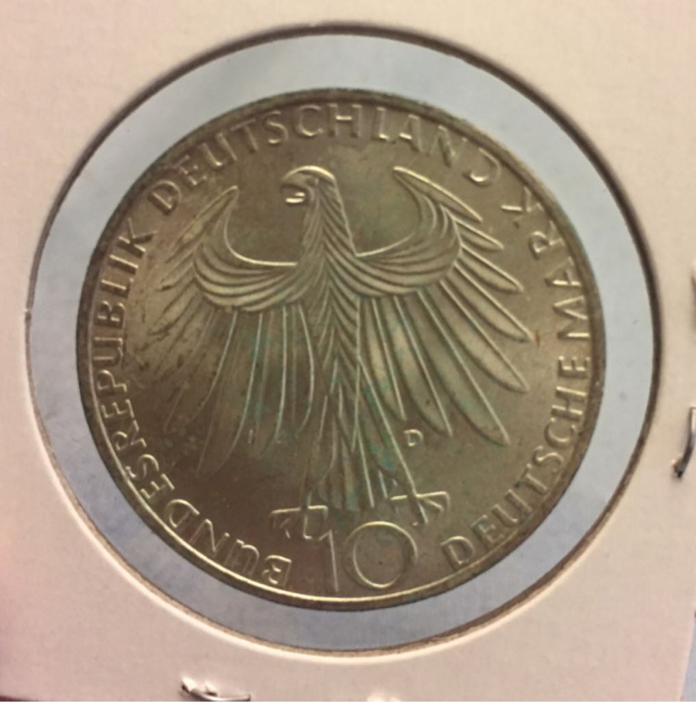 1972 German Olympic Coin-3  coin collectible - Main Image 2