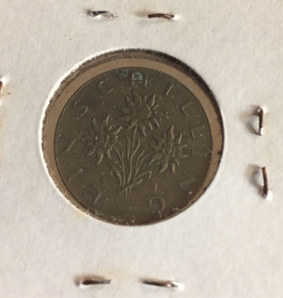 1965 Austria One Schilling  coin collectible - Main Image 2