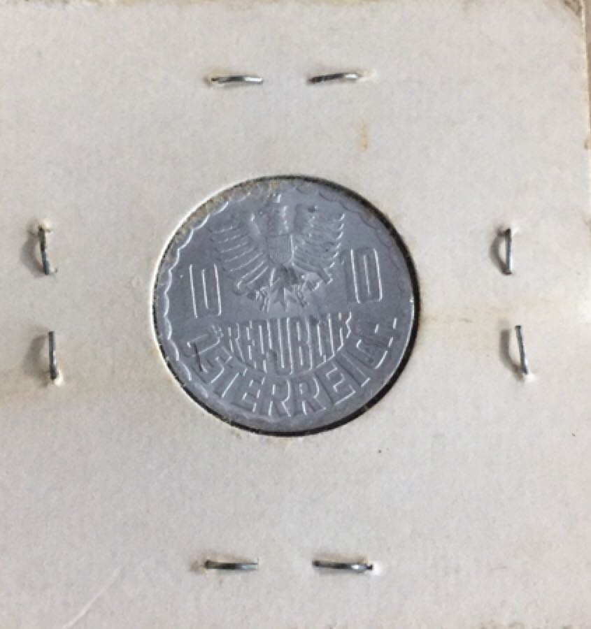1970 Austria Ten Groschen  coin collectible - Main Image 2
