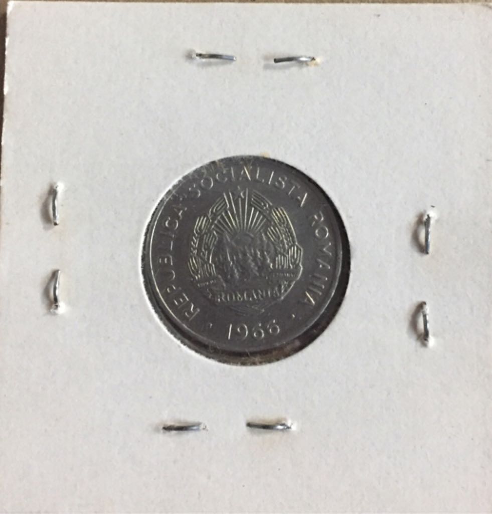 1966 Romania 15 Bani  coin collectible - Main Image 2
