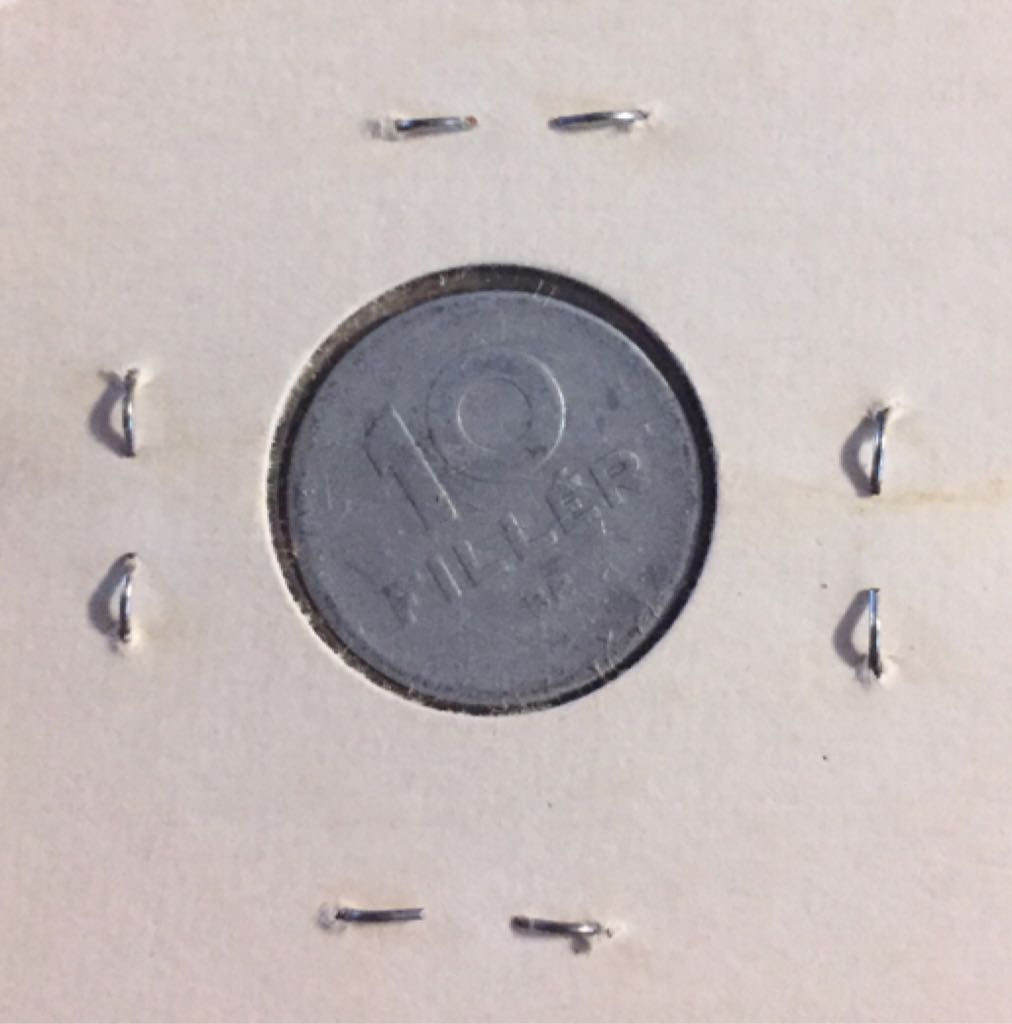 1961 Hungary 10 Filler  coin collectible - Main Image 2