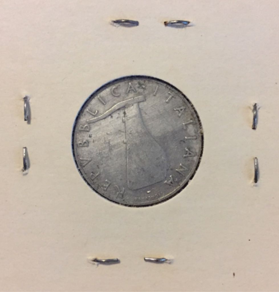 Italy 5 Lire 1953 # 118  coin collectible - Main Image 2