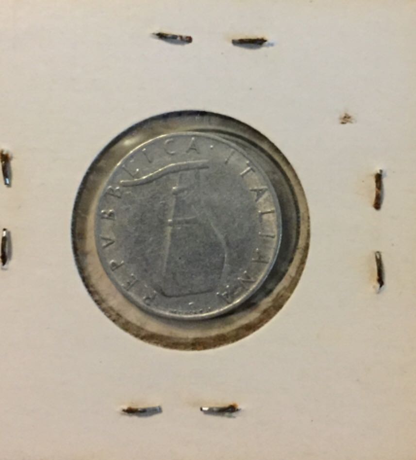 1954 Italy 5 Lire  coin collectible - Main Image 2