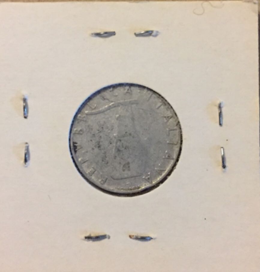 1955 Italy 5 Lire  coin collectible - Main Image 2