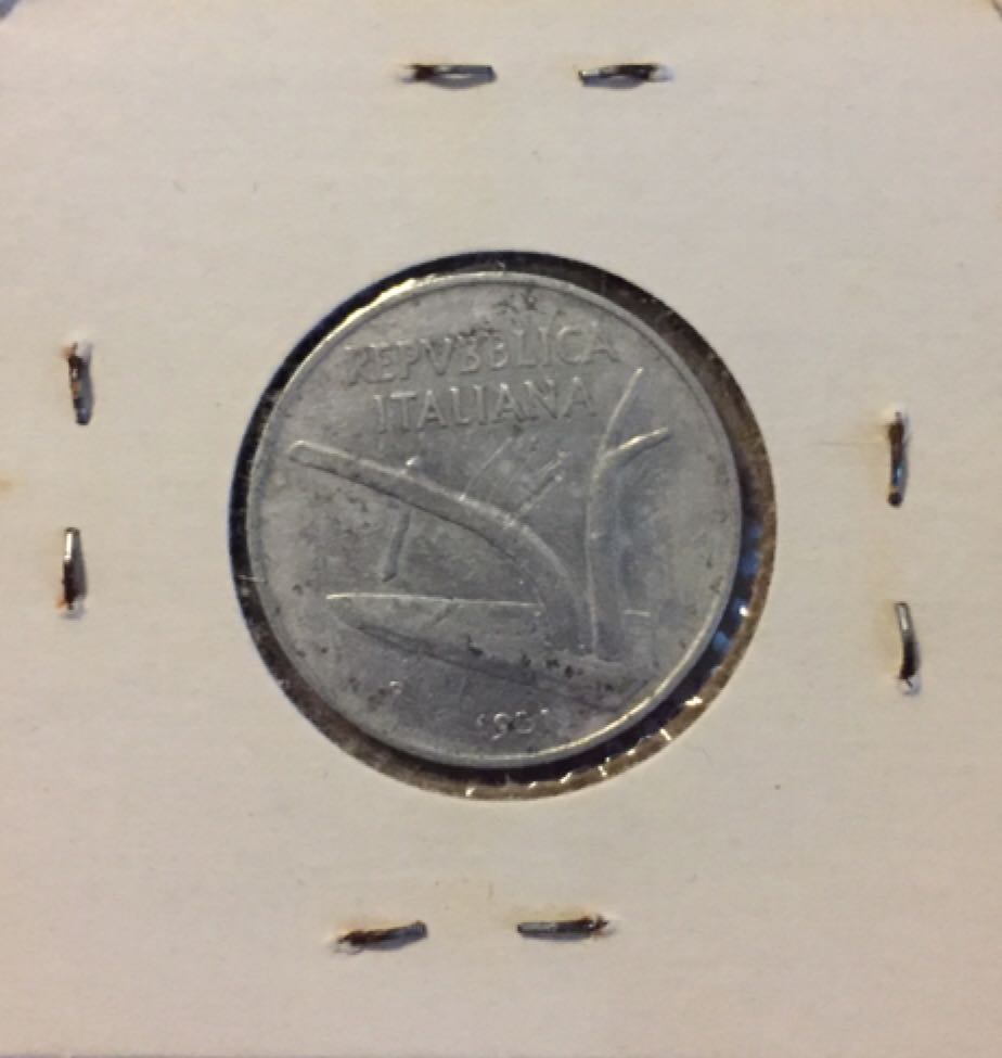 Italy 10 Lire 1951  coin collectible - Main Image 2