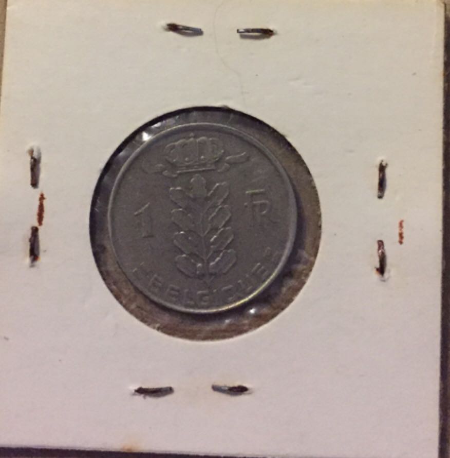 1955 Belgium 1 Franc  coin collectible - Main Image 2