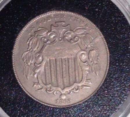 Shield Five Cents  coin collectible - Main Image 2