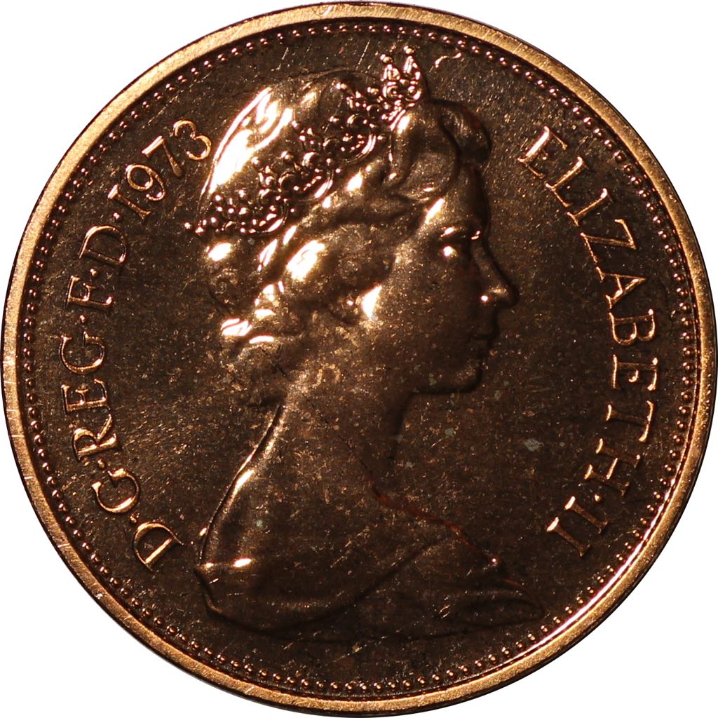 Elizabeth II Two New Pence  coin collectible - Main Image 2