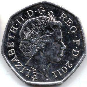 Elizabeth II Fifty Pence (basketball)  coin collectible - Main Image 2