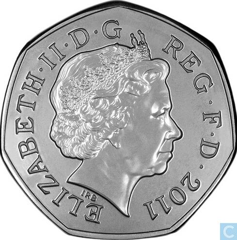 Elizabeth II Fifty Pence (boxing)  coin collectible - Main Image 2