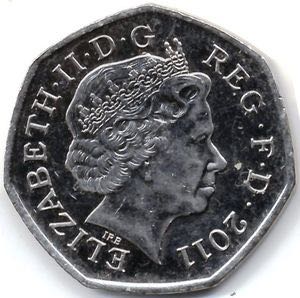 Elizabeth II Fifty Pence (equestrian)  coin collectible - Main Image 2